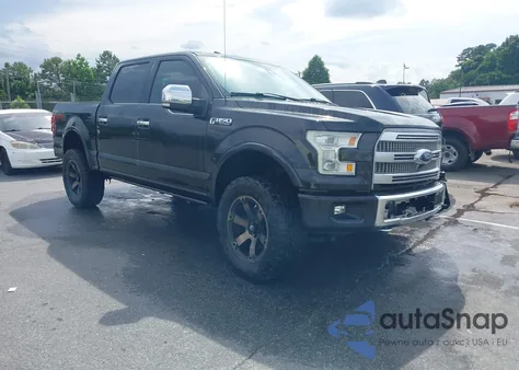 2015 Ford F-150 Platinum z USA, uszkodzony, nr VIN 1FTEW1EF5FFB37738